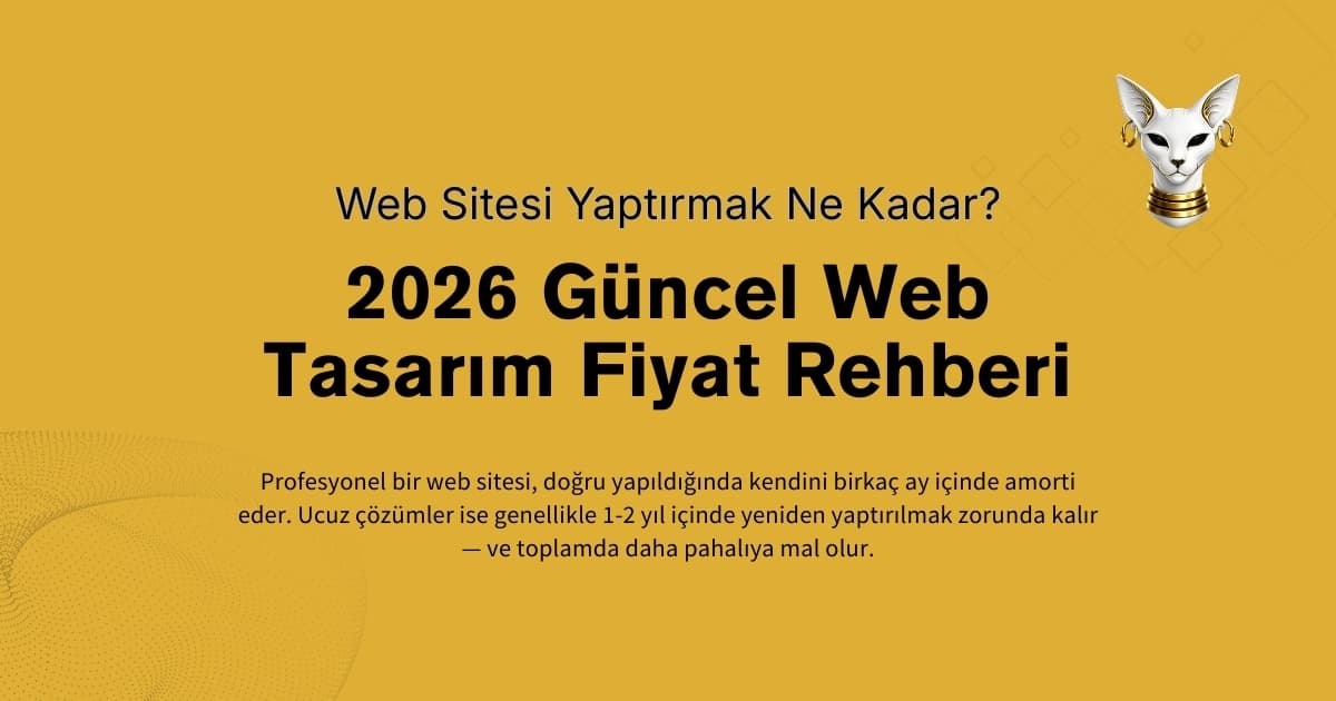 Web sitesi yaptırmak ne kadar ? 2026 güncel fiyatlar.